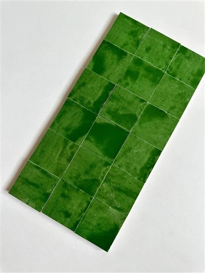 Authentic Handmade Matte Zellige Ceramic Tile