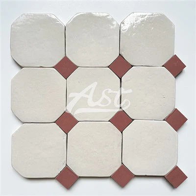 Pink Zellige Mosaic Tile